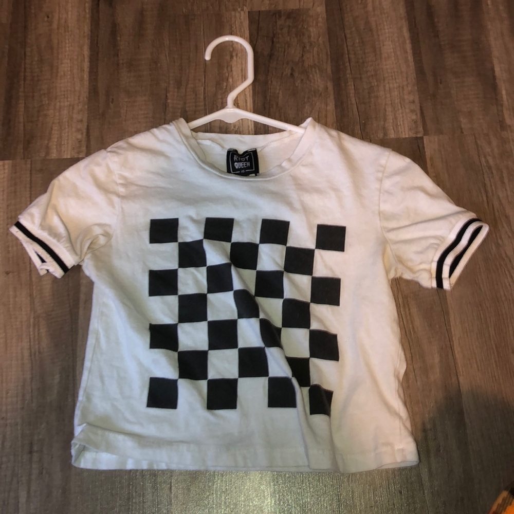 Checkered Crop Top